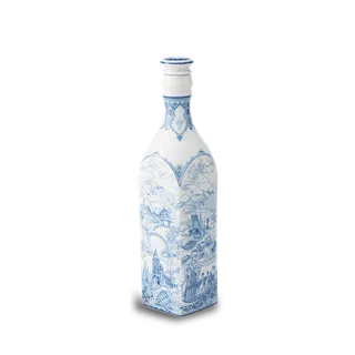 Chai sứ dưỡng sinh vuông sứ Minh Long 1.0 L + nắp (K1) - Dưỡng Sinh - Nam Quốc - Tây Nguyên