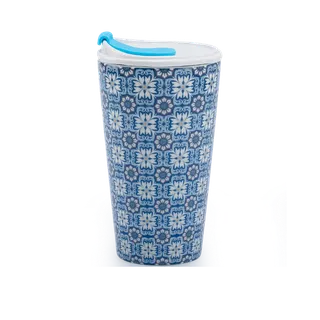 Ly sứ dưỡng sinh sứ Minh Long 0.48 L (K1) + nắp ống hút - Memory (LTM)
