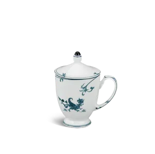 Ca trà sứ Minh Long 0.30 L + nắp - Hoàng Cung - Lạc Hồng