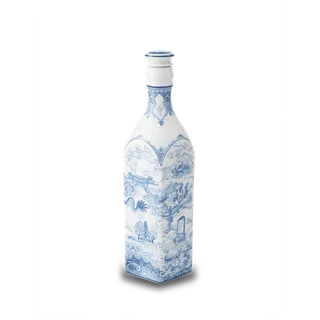 Chai sứ dưỡng sinh vuông sứ Minh Long 1.0 L + nắp (K1) - Dưỡng Sinh - Nam Quốc - Bắc Trung Bộ